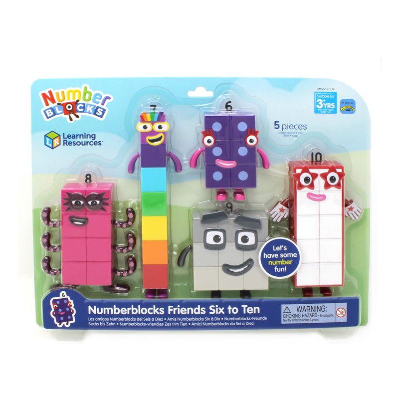 Numberblocks Friends Six to Ten Figures