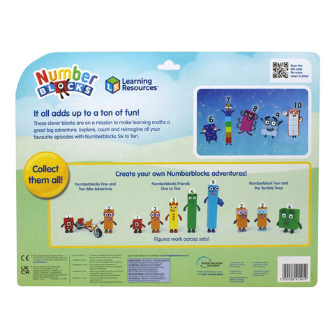 Numberblocks Friends Six to Ten Figures