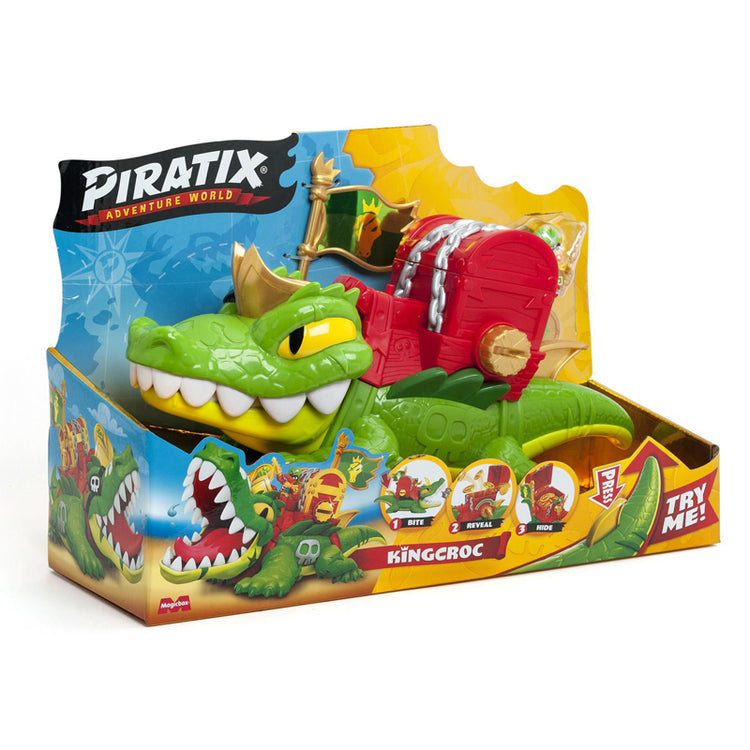 Piratix King Croc Figure Set with Exclusive Treasure