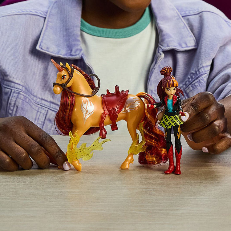 Unicorn Academy Valentina & Cinder Doll and Unicorn Set