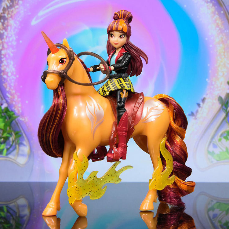 Unicorn Academy Valentina & Cinder Doll and Unicorn Set
