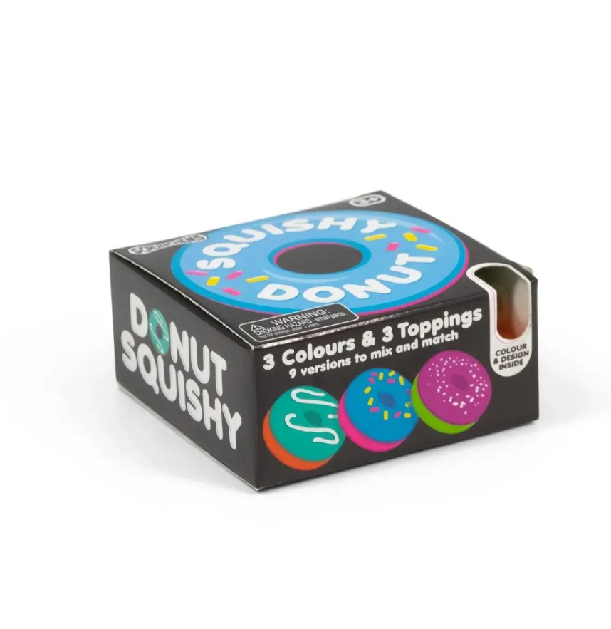 Scrunchems Donut Squishy Sensory Fidget Toy – Soft Squeeze Stress Relief Toy for Kids