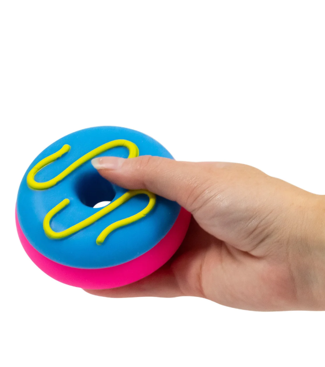 Scrunchems Donut Squishy Sensory Fidget Toy – Soft Squeeze Stress Relief Toy for Kids